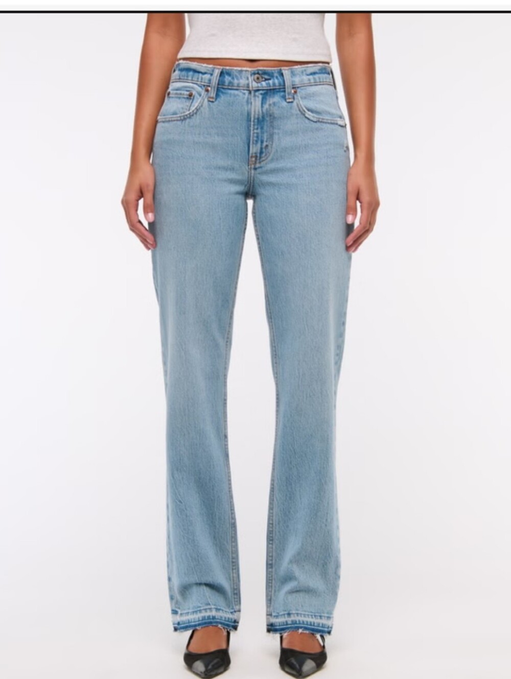 Abercrombie The Mid Rise 90s Straight Jean - Picture 2 of 10